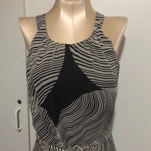 Ann Taylor 4, Women’s black/white silk dress